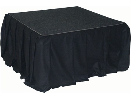 Draperingstyg till scenpodie