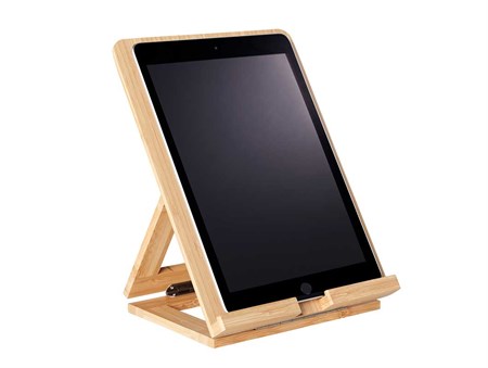 iPadställ, bordsmodell, trä