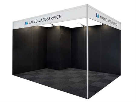 Trämonterpaket, svarta väggar